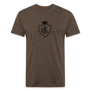 Men's Signature JAC Crowned Crest Premium Tee - heather espresso