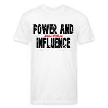 Men's Power And Influence Premium Tee - white