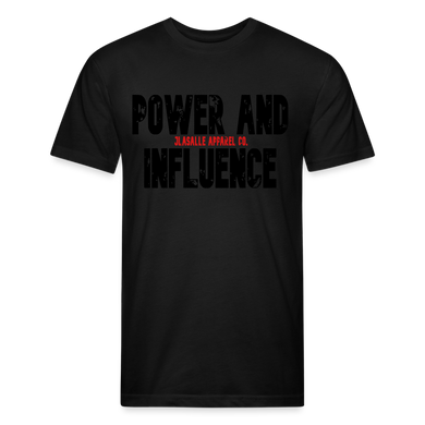 Men's Power And Influence Premium Tee - black