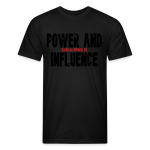 Men's Power And Influence Premium Tee - black