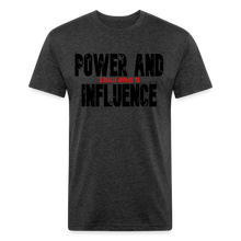 Men's Power And Influence Premium Tee - heather black