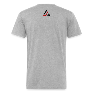 Men's Power And Influence Premium Tee - heather gray