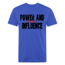 Men's Power And Influence Premium Tee - heather royal