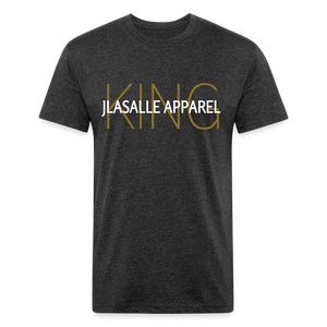 Men's Jlasalle Apparel (King) Premium Tee - heather black