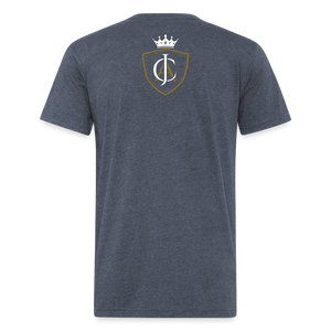 Men's Jlasalle Apparel (King) Premium Tee - heather navy