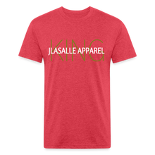 Men's Jlasalle Apparel (King) Premium Tee - heather red