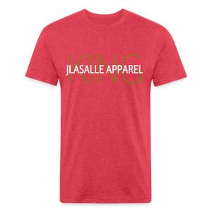 Men's Jlasalle Apparel (King) Premium Tee - heather red