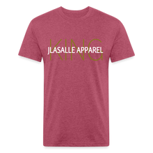 Men's Jlasalle Apparel (King) Premium Tee - heather burgundy