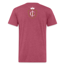 Men's Jlasalle Apparel (King) Premium Tee - heather burgundy