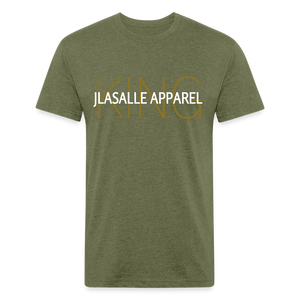 Men's Jlasalle Apparel (King) Premium Tee - heather military green