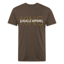 Men's Jlasalle Apparel (King) Premium Tee - heather espresso