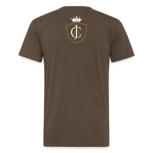 Men's Jlasalle Apparel (King) Premium Tee - heather espresso