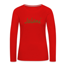 Women's Jalani Premium Long Sleeve T-Shirt - red