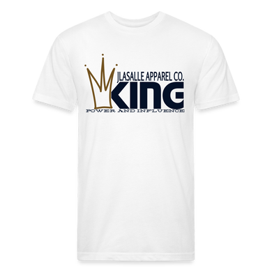 Men's King Premium Tee (Metallic Flake) - white