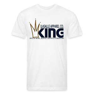 Men's King Premium Tee (Metallic Flake) - white