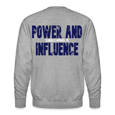 Men’s Power and Influence Premium Sweatshirt - heather grey