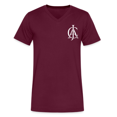 Men's JAC Insignia Premium V-Neck Tee - maroon