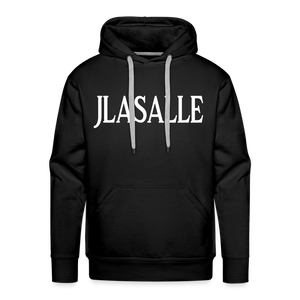 Men’s Signature Jlasalle Premium Hoodie F/B Print - black