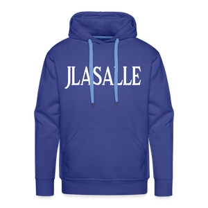 Men’s Signature Jlasalle Premium Hoodie F/B Print - royal blue