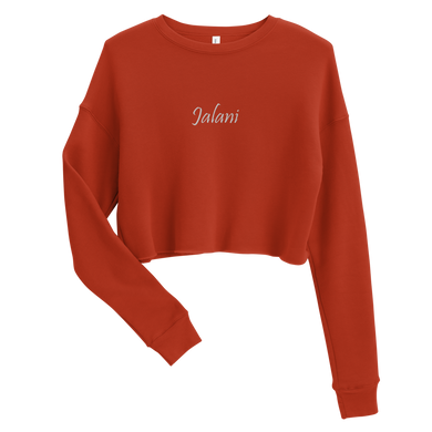 Women's Signature Jalani Embroidered Premium Crop Sweatshirt